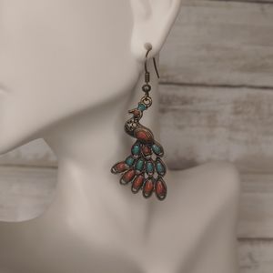 Peacock Earrings